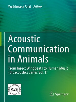 cover image of Acoustic Communication in Animals